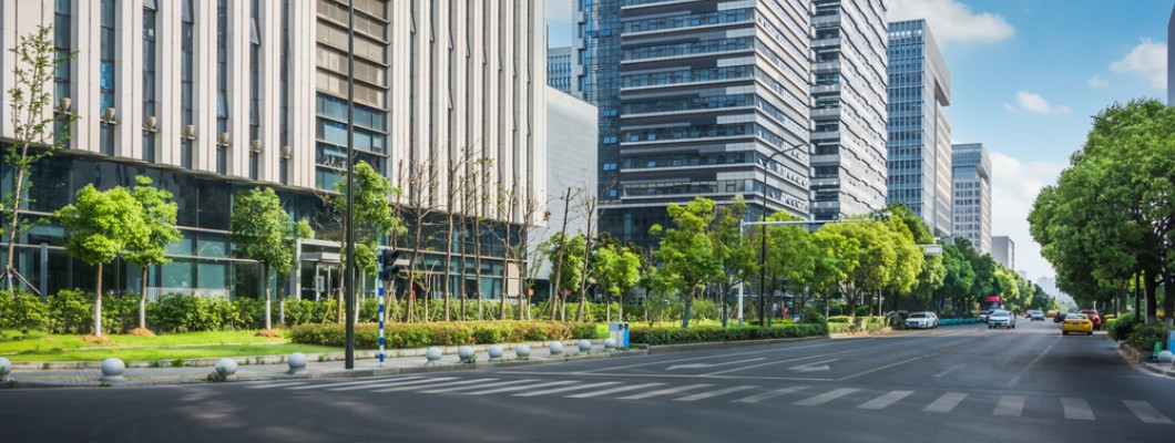 Imagine cu un oraș curat și ordonat