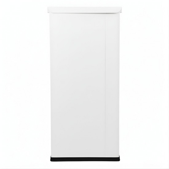 Coș de reciclare alb cu 3 compartimente 3x60L – 180 litri