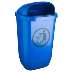 Cos stradal 50 l - albastru