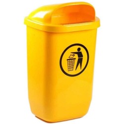 Cos stradal 50 l - galben