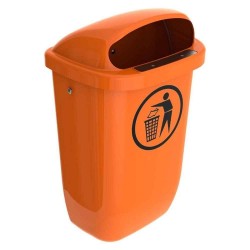 Cos stradal 50 l - portocaliu