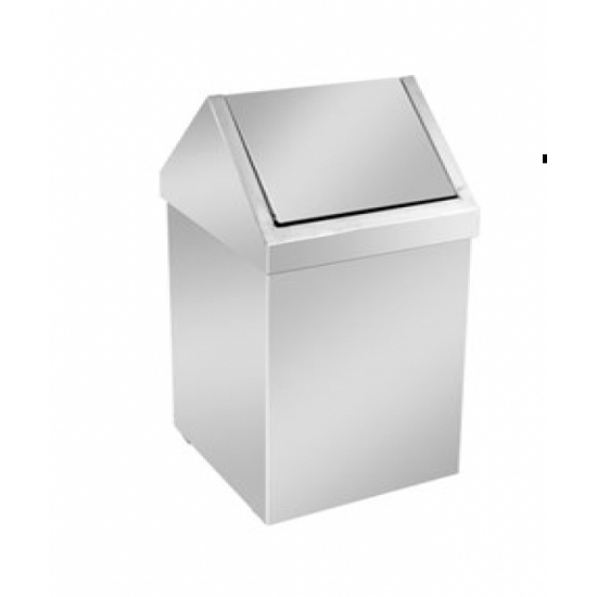 Cos Chrome cu capac batant, inox, 45L / 80L Cos Chrome cu capac batant, inox, 45L / 80L