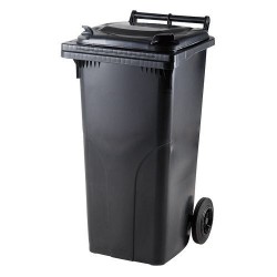 Europubela plastic,140 L, culoare negru - Transport inclus