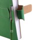 Notes Ravelo, piele, A5, liniat ivory, verde Notes Ravelo, piele, A5, liniat ivory, verde