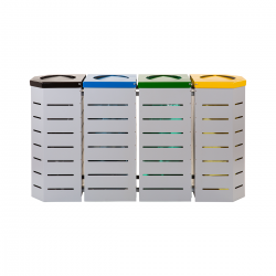 Coșuri reciclare K-MF 4x80L