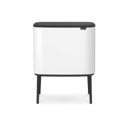 Cos gunoi Bo Touch, 11 + 23L - Alb Cos gunoi Bo Touch, 11 + 23L - Alb