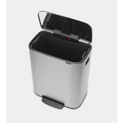 Cos gunoi Bo cu pedala, 60L - Otel mat fara amprente Cos gunoi Bo cu pedala, 60L - Otel mat fara amprente