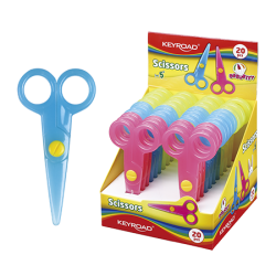 Foarfeca 10 cm, din plastic, KEYROAD Foarfeca 10 cm, din plastic, KEYROAD