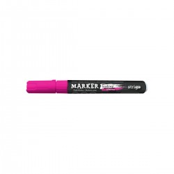 Marker Creta Lichida, varf rotund, roz NEON Marker Creta Lichida, varf rotund, roz NEON