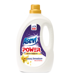 Detergent rufe ASEVI POWER EXTRA FRESH GEL Luxury Sensations 50 spalari, 2.5 L Detergent rufe ASEVI POWER EXTRA FRESH GEL Luxury Sensations 50 spalari, 2.5 L