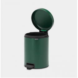 Cos gunoi cu pedala newIcon, 5L - Verde Pin