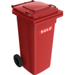 Europubela din material plastic, 120 L, culoare rosie, SULO - Transport inclus Europubela din material plastic, 120 L, culoare rosie, SULO - Transport inclus