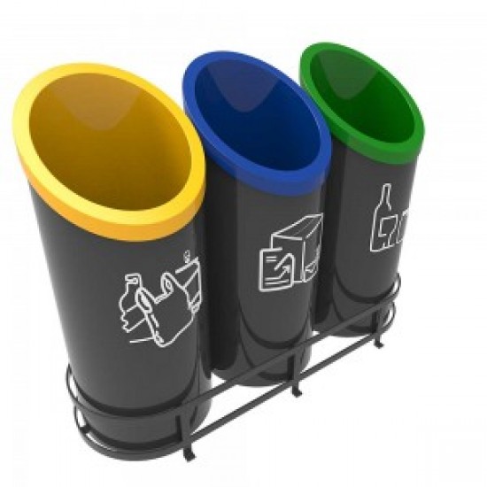 GOTHENBURG B Cosuri pentru reciclare cu design futurist pentru zonele publice GOTHENBURG B Cosuri pentru reciclare cu design futurist pentru zonele publice