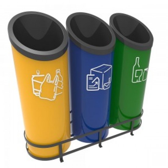 GOTHENBURG B Cosuri pentru reciclare cu design futurist pentru zonele publice GOTHENBURG B Cosuri pentru reciclare cu design futurist pentru zonele publice