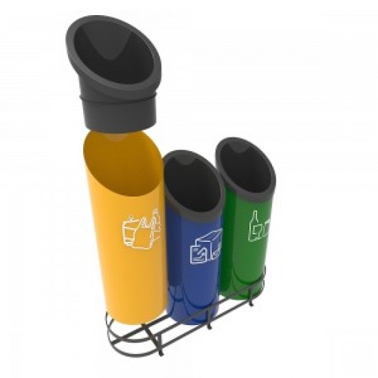 GOTHENBURG B Cosuri pentru reciclare cu design futurist pentru zonele publice GOTHENBURG B Cosuri pentru reciclare cu design futurist pentru zonele publice