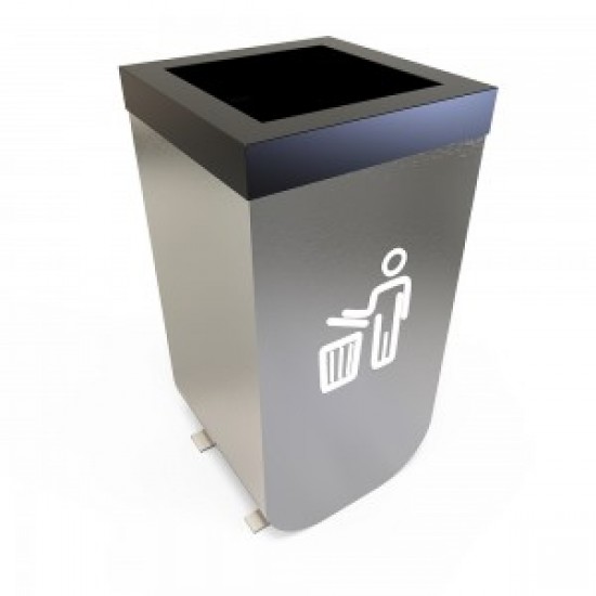 NYKOPING A Cosuri modulare pentru colectare selectiva din otel inoxidabil NYKOPING A Cosuri modulare pentru colectare selectiva din otel inoxidabil