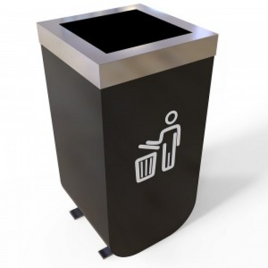 NYKOPING B Cosuri modulare pentru reciclare cu design elegant din metal, 3x50L, 94x31x62cm NYKOPING B Cosuri modulare pentru reciclare cu design elegant din metal, 3x50L, 94x31x62cm