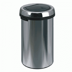 Cos de gunoi cu capac rabatabil, inox, 40 L Cos de gunoi cu capac rabatabil, inox, 40 L