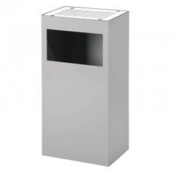 Cos gunoi metalic cu scrumiera 2in1 ALFA, 23 L / 80 L