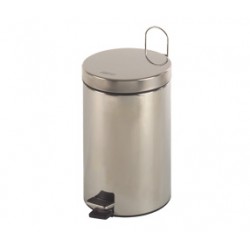 Cos gunoi circular 12L, cu pedala si maner exterior, inox satinat, Mediclinics Cos gunoi circular 12L, cu pedala si maner exterior, inox satinat, Mediclinics