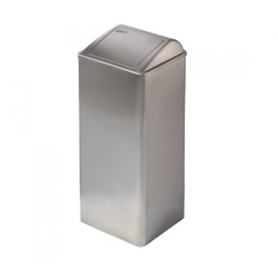 Cos de interior 80L, cu capac batant, inox finisaj satinat, Mediclinics Cos de interior 80L, cu capac batant, inox finisaj satinat, Mediclinics