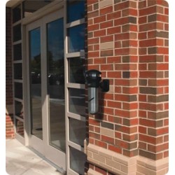 Scrumiera Infinity cu montare pe perete, 700 tigarete, negru/gri, RUBBERMAID Scrumiera Infinity cu montare pe perete, 700 tigarete, negru/gri, RUBBERMAID