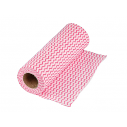 Laveta profesionala de curatare Clean Fala a '25, culoare roz, 25 pcs. 