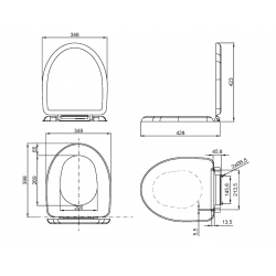 CAPAC WC INOX ANTIVANDALISM, NOFER