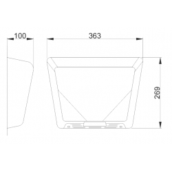 USCATOR DE MAINI INOX SATINAT 2350W, NOFER