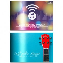 Caiet muzica 17x24 cm ecada Caiet muzica 17x24 cm ecada