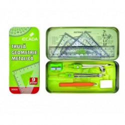 Trusa geometrie metalica ecada Trusa geometrie metalica ecada