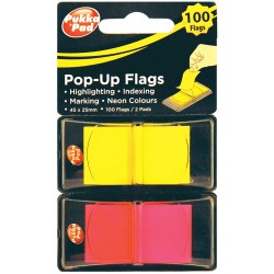 Etichete indexare Pukka 45x25mm Pads 2 Pads 100 file Etichete indexare Pukka 45x25mm Pads 2 Pads 100 file
