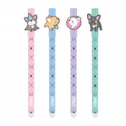 Set 4 pixuri Strigo cerneala cu stergere, CATELUSI,