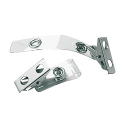 Clips metalic pentru ecuson, 25 bucati/cutie Clips metalic pentru ecuson, 25 bucati/cutie