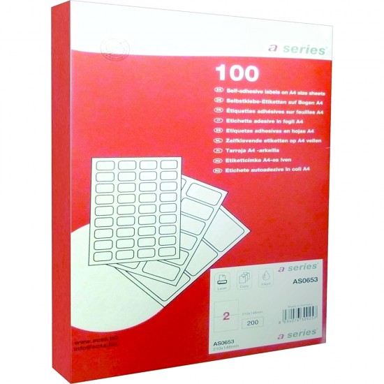 Etichete A-series, 70 x 37 mm, 2400 bucati/top Etichete A-series, 70 x 37 mm, 2400 bucati/top