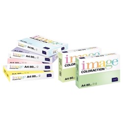 Hartie color Coloraction, A4, 80 g/mp, 5 culori pastel x 50 coli, 250 coli/top