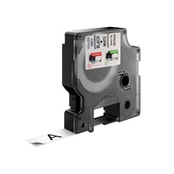 Banda Dymo D1, negru/alb, 12 mm x 7 m Banda Dymo D1, negru/alb, 12 mm x 7 m