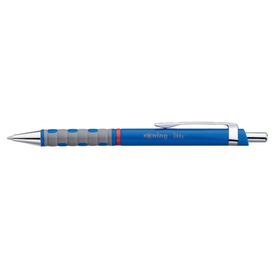 Pix cu mecanism, Rotring, Tikky III, 0.8 mm, albastru, mina albastra Pix cu mecanism, Rotring, Tikky III, 0.8 mm, albastru, mina albastra