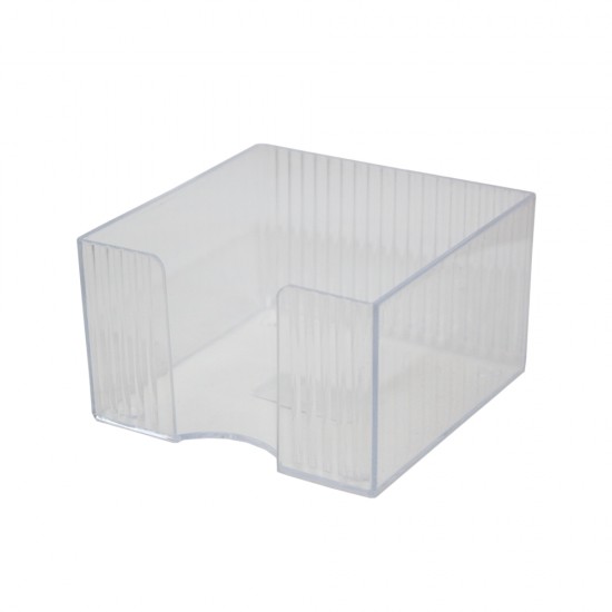 Suport cub hartie Flaro Star, plastic, 90 x 90 mm, fumuriu Suport cub hartie Flaro Star, plastic, 90 x 90 mm, fumuriu