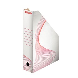 Suport vertical pentru documente, Esselte, Standard, carton, alb Suport vertical pentru documente, Esselte, Standard, carton, alb