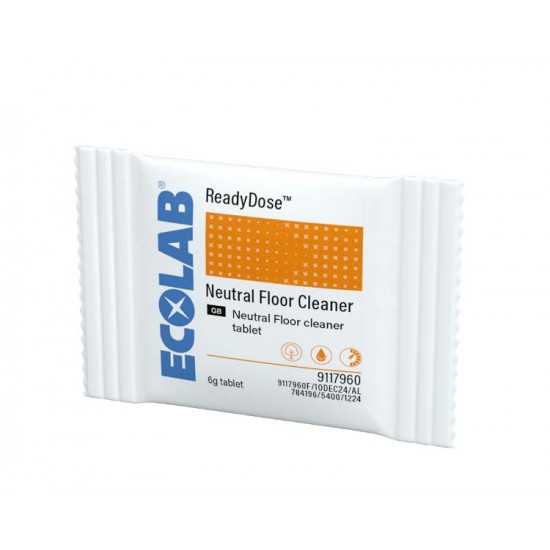 ReadyDose™ Neutral Floor Cleaner Tablet Ecolab – Detergent universal pentru curățarea zilnică a pardoselilor 60 buc/ cutie ReadyDose™ Neutral Floor Cleaner Tablet Ecolab – Detergent universal pentru curățarea zilnică a pardoselilor 60 buc/ cutie