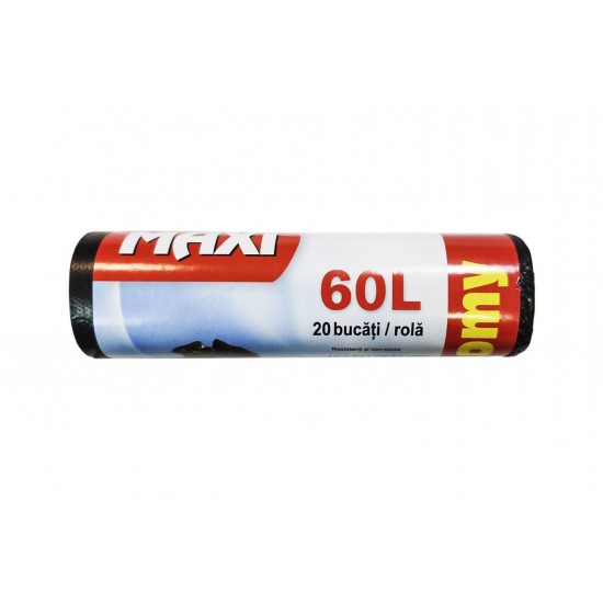 Saci menajeri negri 60 L, 20 buc /rola Saci menajeri negri 60 L, 20 buc /rola