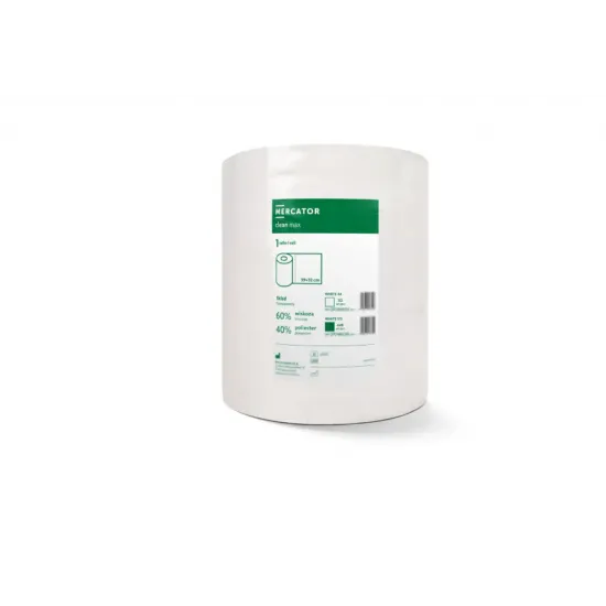 Laveta profesionala de curatare, Clean Max 175 m/ rola, Alb