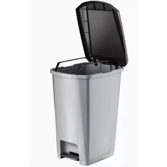 Cos de gunoi, din plastic, cu pedala, 40L si 60L, AQAS