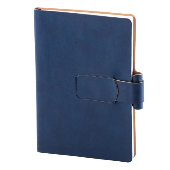 Notes Ravelo, piele, A5, liniat alb, albastru Notes Ravelo, piele, A5, liniat alb, albastru