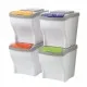 Cosuri de gunoi pentru colectare selectiva 4 x 20 L Cosuri de gunoi pentru colectare selectiva 4 x 20 L