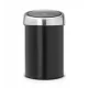Cos gunoi Touch Bin, 3L - Negru Mat