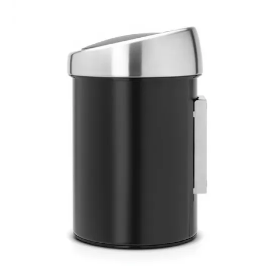 Cos gunoi Touch Bin, 3L - Negru Mat