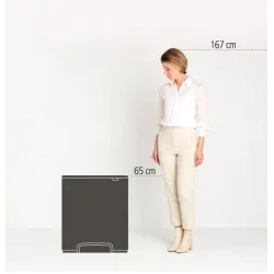 Cos gunoi Bo cu pedala, 2 x 30L - Alb Cos gunoi Bo cu pedala, 2 x 30L - Alb
