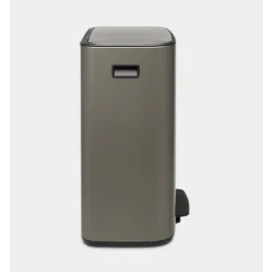Cos gunoi Bo cu pedala, 2 x 30L - Platina Cos gunoi Bo cu pedala, 2 x 30L - Platina